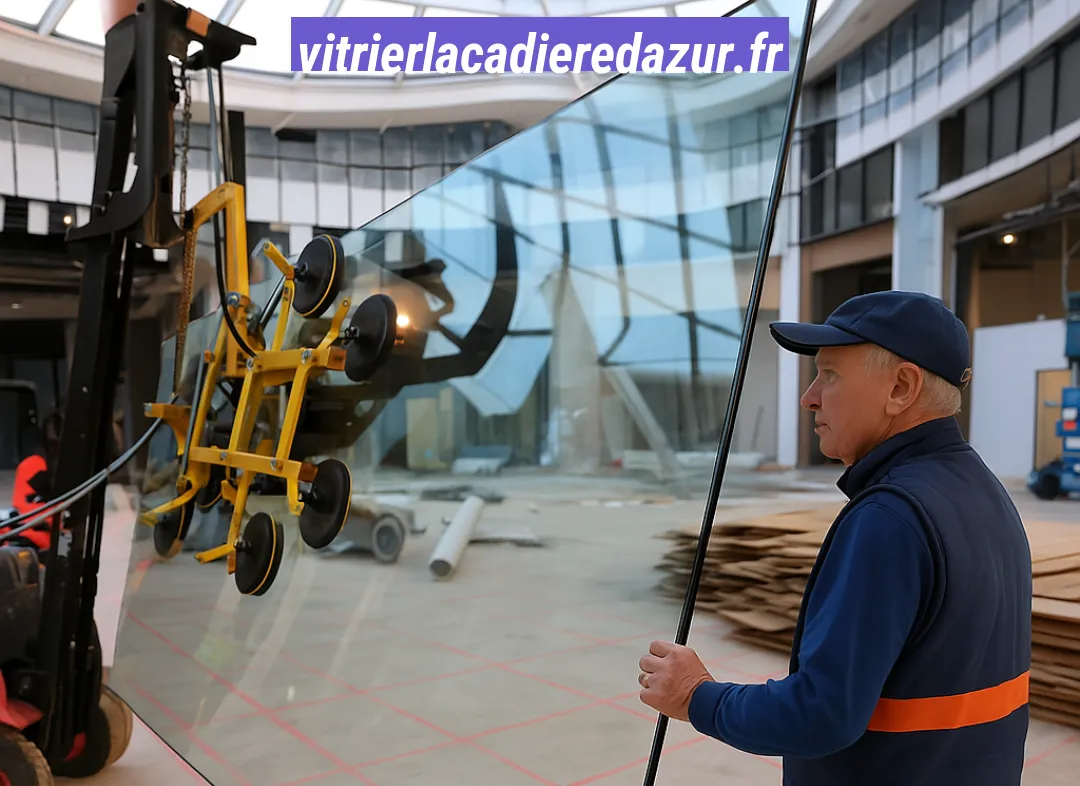 Remplacement de vitrine magasin La Cadière-d'Azur